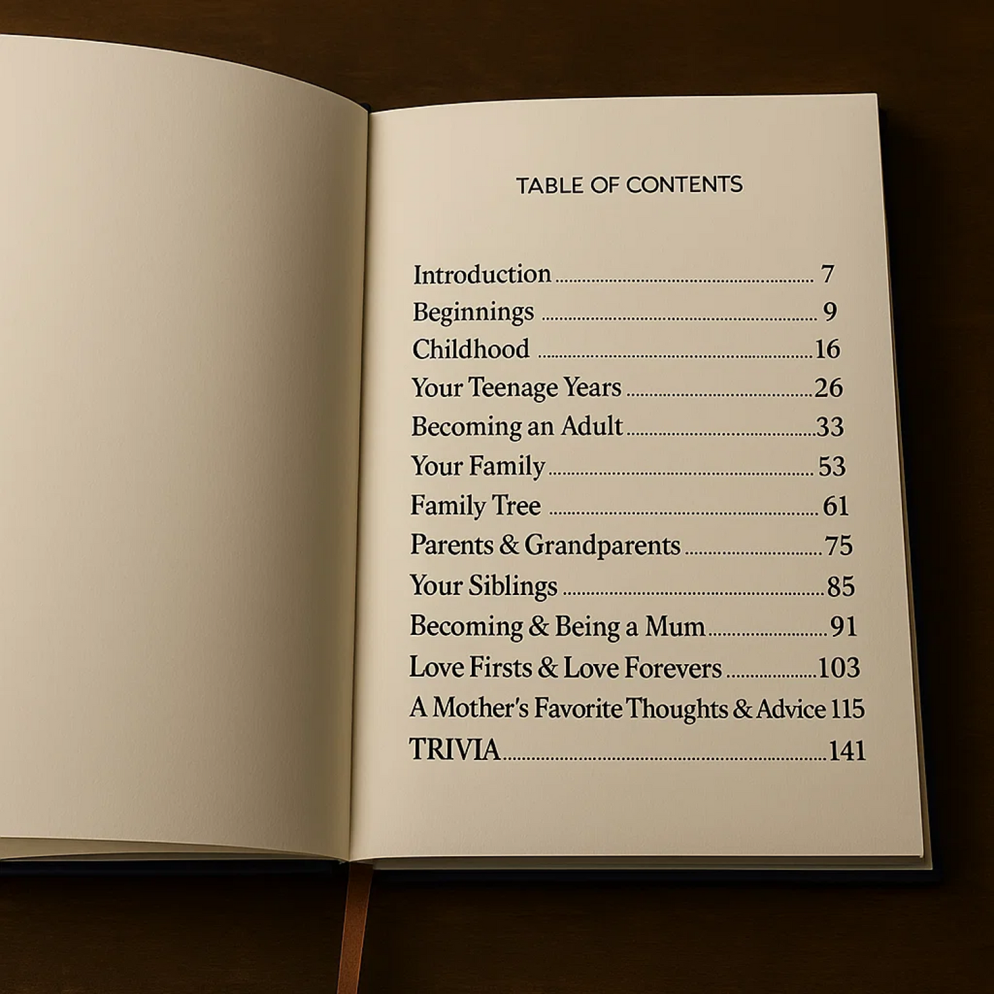 Mom, Tell Me Your Story