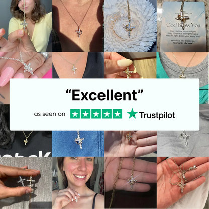 Crown Cross Faith Necklace