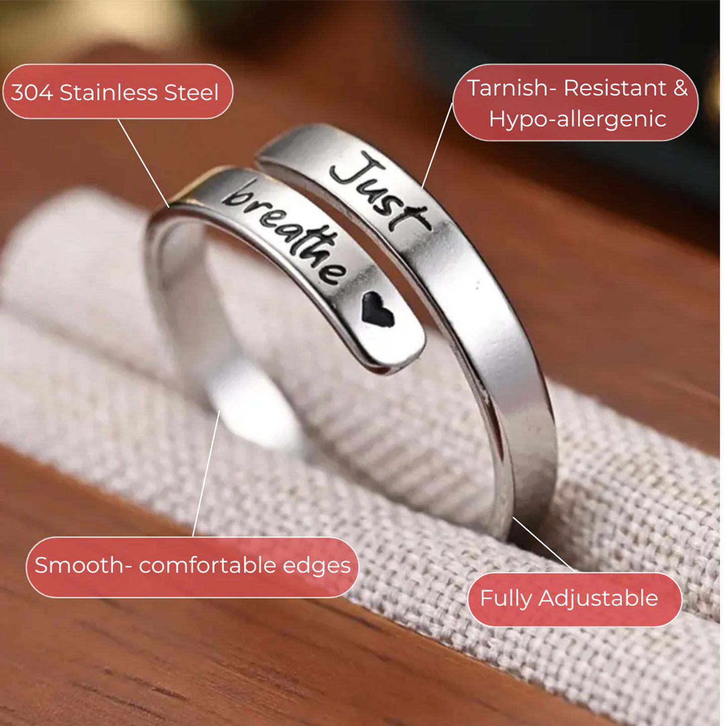 Just Breathe Comfort Ring
